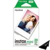 Fujifilm Instax Mini Film - Twin Pack 20 EXP Total, ISO 800, Compatible with Instax Mini Evo, 12, 11, 9 Models, Includes Balveli Premium Microfiber Cleaning Cloth view 1