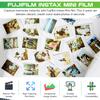 Fujifilm Instax Mini Film - Twin Pack 20 EXP Total, ISO 800, Compatible with Instax Mini Evo, 12, 11, 9 Models, Includes Balveli Premium Microfiber Cleaning Cloth view 2