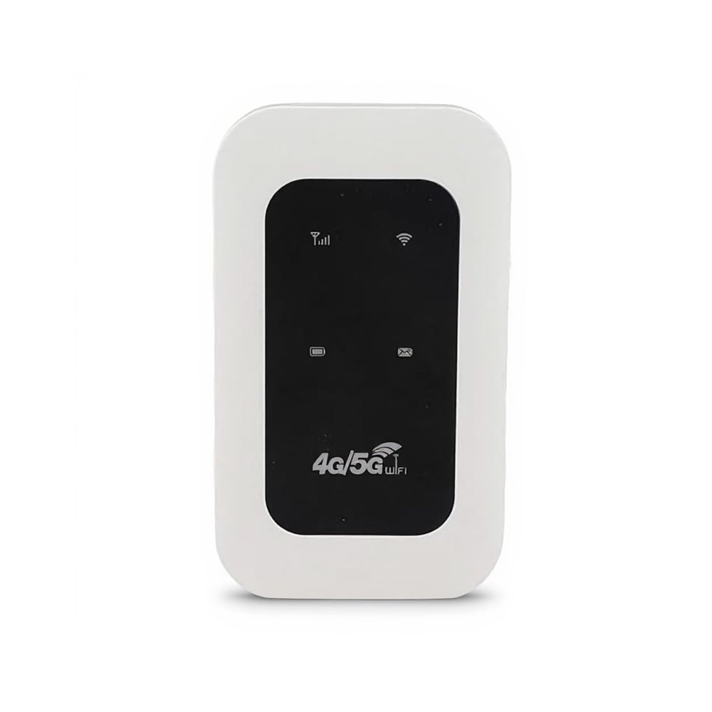 XUMIUZIY 4G LTE WiFi Mobile Hotspot, Portable Travel WiFi Router with SIM Card Slot, 300Mbps High Speed LTE USB Modem Supports 10 Connected Devices for Campervan Motorhome