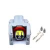 1/5/10/20/50 Sets 2 Pin 1743486-3 Automotive Connector Fuel Injector Fuel Rail Plug T15 240PC024S8014(20 Sets 2p Female) view 2