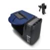 AutoExec Roadmaster Car Desk for Your Vehicle Workstation and Mobile Office, Blue, with Phone Vent Clip view 1