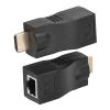 Fafeicy Over Cat5e Extender 1080P 3D Video Transmission Zero Delay Hot Swappable Operation up to 30 Meters for Home Theater view 3