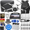 DJI Mini 4 Pro Drone Fly More Combo with RC 2 Controller (With Screen) Folding Drone with 4K Video, Under 249g, 34 Mins Flight Time, 3 Batteries Bundle with 128GB Memory Card, CPS 2 Year Warranty + Pilot Kit view 1