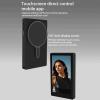 Wisoqu Magnetic vlog Selfie Monitor Screen, 3.97 inch Touchscreen with BT Remote and Wireless Screen mirroring, for vlogging and Live Streaming view 2