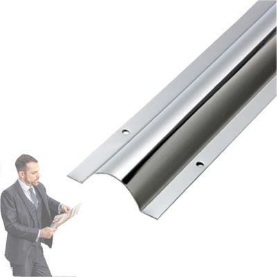 1/2/3/4/5/6/7/8/9/10 Pcs Floor Cable Protector, Raceway Metal Cord Cover Decoration, Stainless Steel Wire Guard Surface Cord Cover Channel(1 pc,Outer Width 1.6in)