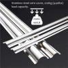 1/2/3/4/5/6/7/8/9/10 Pcs Floor Cable Protector, Raceway Metal Cord Cover Decoration, Stainless Steel Wire Guard Surface Cord Cover Channel(1 pc,Outer Width 1.6in) view 4