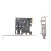 aqxreight PCIe to USB 3.2 Gen 1 Expansion Card, 2 Type C and 2 Type A Ports 5Gbps Bandwidth, with Plug and Play Functionality, for OS X Systems view 1