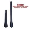Blackbox VHF Digital & Analog Two-Way Radio, DMR Tier II 2-Slot Simplex, 32 Channels, IP56 Water Resistant, M1 Accessory Port, Charger & Antennas Included view 2