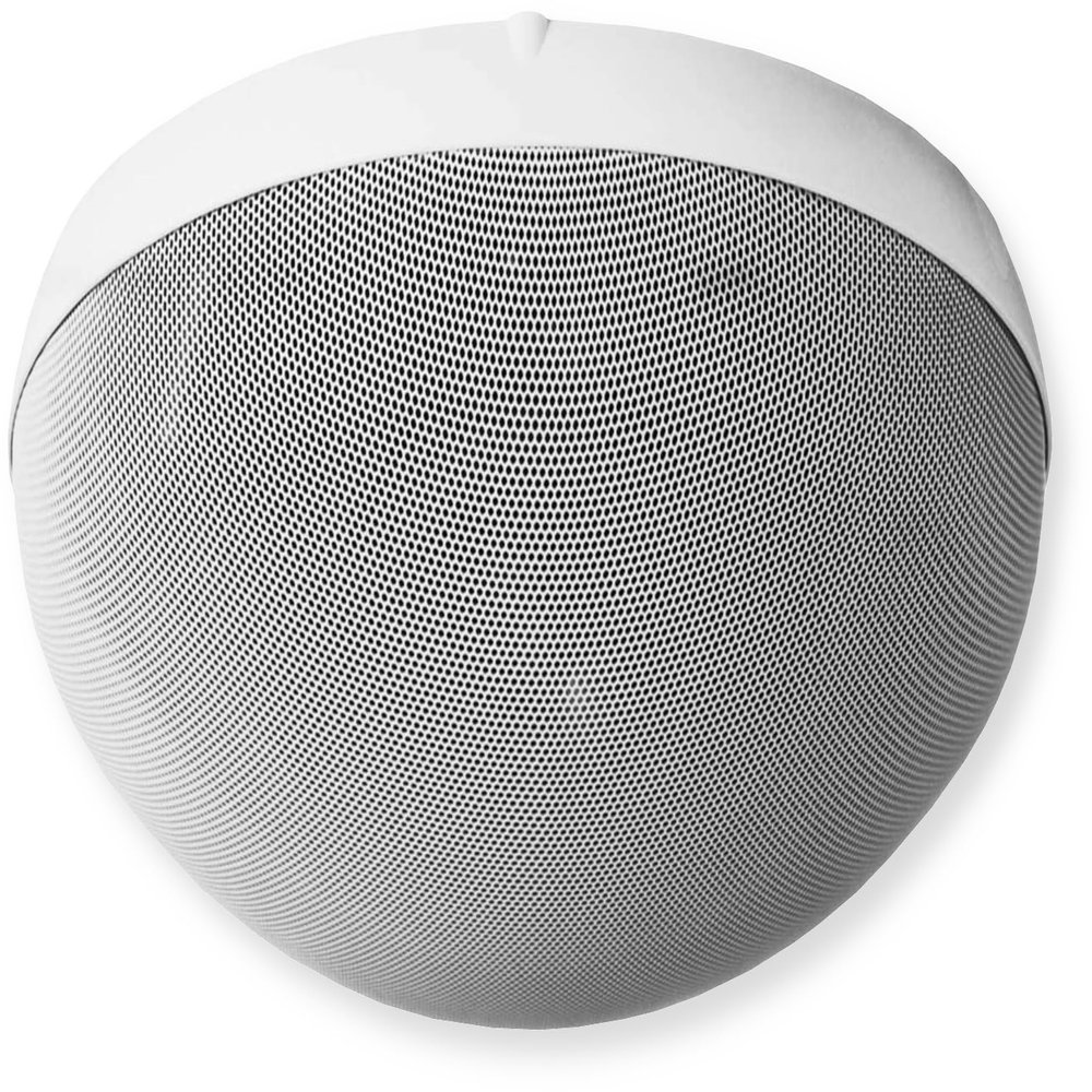 TOA Electronics H-2WP EX Weatherproof Design Speaker, Two-Way 4 Inch Woofer,1 Inch Dome Tweeter, Built-in Transformer 70V/100V, Outdoor Wall Or Ceiling Mountable, Stylish Paintable Grille, 12 W Tap