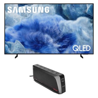 Samsung QN50Q8FAAFXZA 50 Inch Class QLED Q8F 4K Vision AI Smart TV with an AudioQuest PowerQuest2 Power Filter/Surge Protector 6 Outlet (2025)