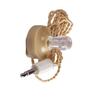 4 Pack Piezoelectric Crystal Earphone Sensitive High Impedance Ceramic Ear Piece 3.5mm Transistor Crystal Radios DIY Electronics Projects 1/8 inch Audio Jack Connector Wire Piezoelectric Element (4pk) view 3
