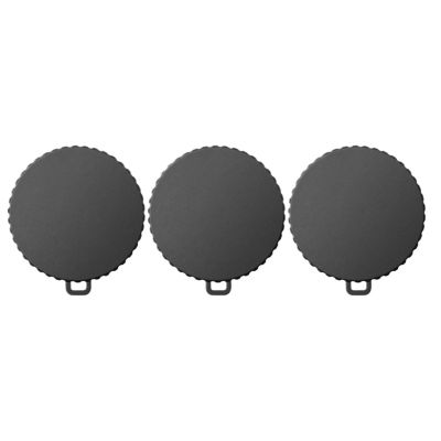 Compatible for DJI Osmo Action 3 4 5 Pro Camera Lens Caps, Anti-Scratch Silicone Protective Cover Accessories(3PCS)