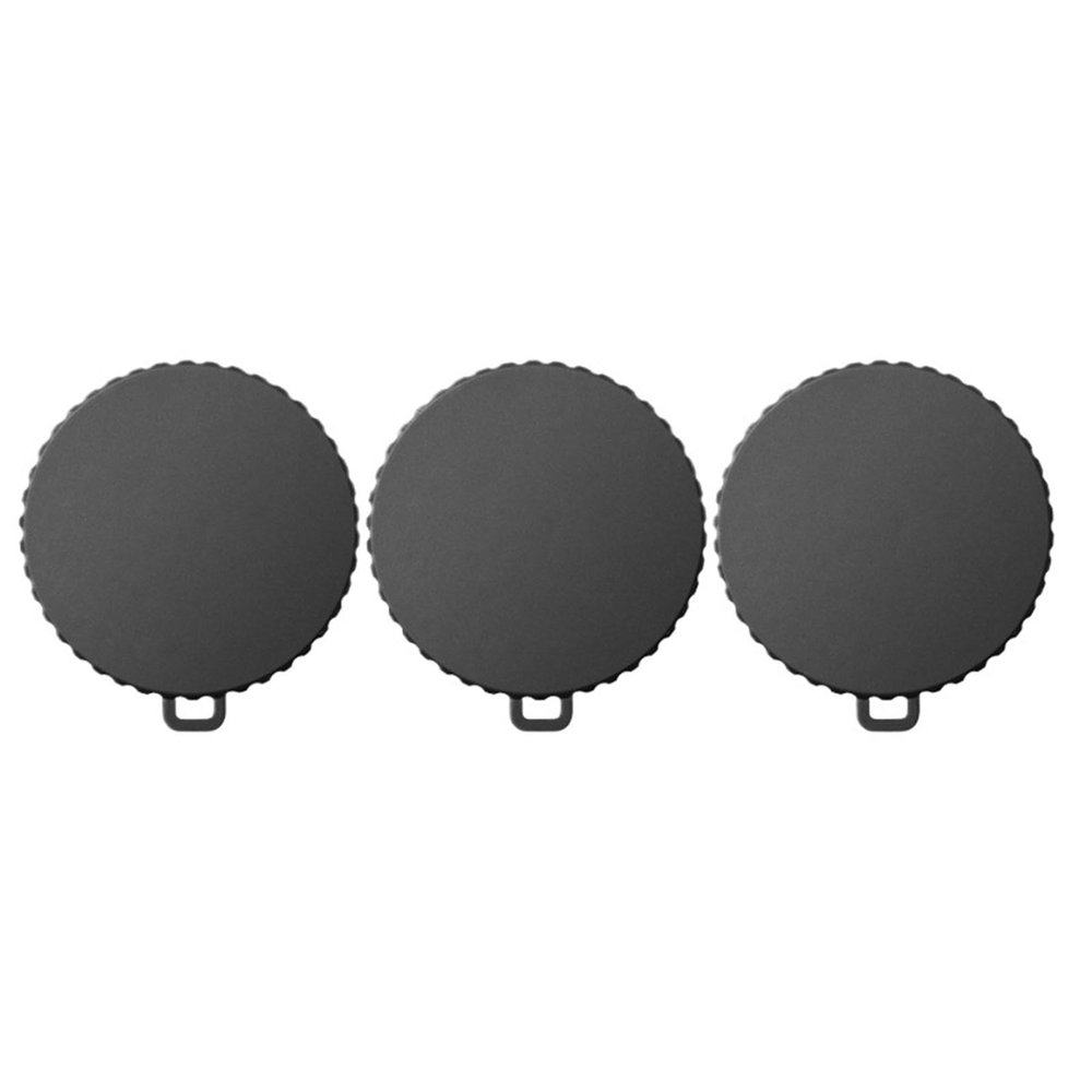 Compatible for DJI Osmo Action 3 4 5 Pro Camera Lens Caps, Anti-Scratch Silicone Protective Cover Accessories(3PCS)