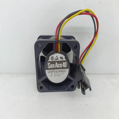 109P0424H601 4020 3-Wire DC24V 0.07A 1.68W 40x40x20mm 4ccm Inverter Cooling Fan