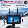 Atomos Ninja TX 5.2" Camera-Cloud Monitor/Recorder - Professional HDR Resolution Touchscreen Display with Universal Power Kit & Aluminum Alloy 1/4" Camera Hot Shoe Mount (2 Pack), Advanced Bundle Kit view 3
