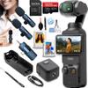 DJI Osmo Pocket 3, Vlogging Camera, 4K/120fps Vlog Camera, 3-Axis Stabilization, Face/Object Tracking, + 128GB Memory, 2pc Mic, Software + More (Podcast Vlogging Bundle) view 1
