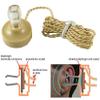2 Pack Piezoelectric Crystal Earphone Sensitive High Impedance Ceramic Ear Piece 3.5mm Transistor Crystal Radios DIY Electronics Projects 1/8 inch Audio Jack Connector Wire Piezoelectric Element (2pk) view 2