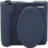 V1 Camera Case, Premium Flat Fullbody Lightweight Thin Silicone Soft Case Protective Cover Camera Shell for Canon Powershot V1 (Blue) view 1