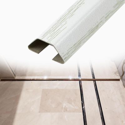 2 12/5 in Width Stainless Steel Raceway Cord Cover, Cable Concealer Conduit for Wall Mounted for Laboratory/Workshop, Wood Grain Cable Cord Lid Wire(A,L x Outer Width 12in x 12/5in)