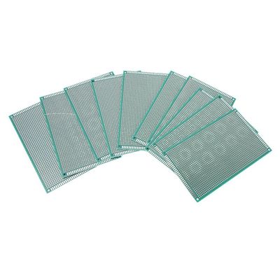 9x15cm Double-Sided Prototype PCB Tinned Breadboard  2.54mm Holes Pitch for Electronics Prototyping, 4 Mounting Holes Fiberglass Circuit Board