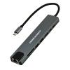 8 in 1 Docking Station with 4K HDMI, 100M BPS RJ45 Ethernet, SD/TF Card Reader, USB 3.0/2.0, PD 100W, USB C Hub Ethernet HDMI Adapter for MacBook,Huawei, Chromebook, Samsung, HP,Dell and More view 1