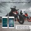 GOWENIC Motorcycle Helmet Bluetooth Headset, Wireless Bluetooth 5.0 Headset, Automatic Answering, Noise Control, Volume Adjustment, for Handsfree Call Music view 4