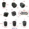 10pcs 1/4" to 3/8" 5/8" to 1/4" Male to Female Thread Screw Mount Adapter Tripod Plate Screw Plate Screw Mount for SLR Camera Excellent(B 14 to 14) view 2