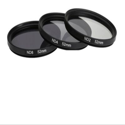 3pcs/Set 49 52 55 58 62 67 72 77mm ND2 ND4 ND8 Neutral Density Filter with Box for Canon for Nikon DSLR Lens Excellent(58mm)