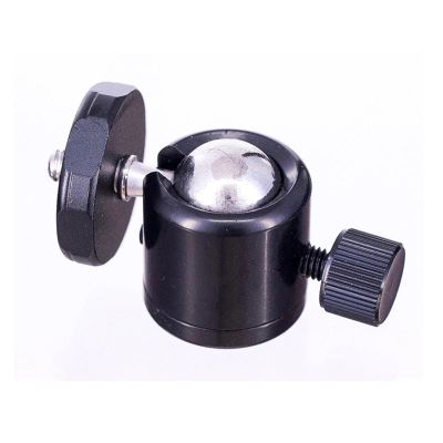 Mini Ball Head 1/4" Mount for Camera Tripod Spherical Universal for Canon for Nikon DSLR Camera Dsr Mount Excellent(Black)