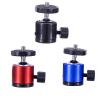 Mini Ball Head 1/4" Mount for Camera Tripod Spherical Universal for Canon for Nikon DSLR Camera Dsr Mount Excellent(Black) view 2