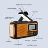 Vvikizy Emergency Radio, Hand Crank Solar USB Charging AM FM Shortwave NOAA Weather Radio with SOS Alarm LED Flashlight, for Outdoor Camping Hiking Live view 2