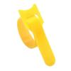 Cable Ties 500Pcs Releasable Cable Ties Wire Organizer Nylon Hook Loop Straps Wrap Zip Bundle Bandage Tie Plastics Fastening For Home Office(Yellow,150mm x 500pcs)