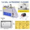 Ultrasonic Vinyl Record Cleaner, Vinyl Disc Cleaning System, Ultrasonic Disk Washer Machine, Anti-Corrosion, Smooth Coating, 720/Min Rotation Speed, Easy Carry, Jewelry Dentures Coins Metal Parts view 3