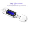 1PC USB 2.0 Digital MP3 Music Player Portable LCD Screen Support 32GB TF Card and FM Radio,Use 20 Hours,Silver view 4