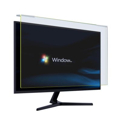 1 Pack Computer Screen Filter, Removable Blocker Screen Cover, Antiblue Light Antis Glare Screen Protector, Harmful Uv Block, High Clarity, Antis-Scratch, Hanging Type Fr,Diagonal-22in/56cm