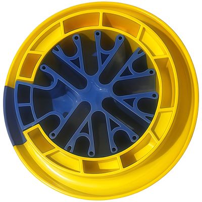 New Organizer: Wire Combing Tool For Network Cables, Yellow & Blue, Perfect For Office And Home
