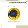 New Organizer: Wire Combing Tool For Network Cables, Yellow & Blue, Perfect For Office And Home view 3