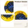New Organizer: Wire Combing Tool For Network Cables, Yellow & Blue, Perfect For Office And Home view 4