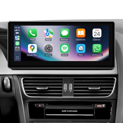 10.25" Linux Car Stereo for Audi A4 B8 S4 A5 S5 RS5 (2009-2016) Audi Multimedia MMI System - Wireless CarPlay Android Auto Head Unit, 1920x720 IPS Touch Screen, Retains Factory Knob Control