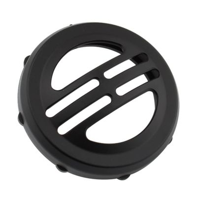Cnsodo15 Motorbike Decorative Horn Cap Cover For Bobber Models Aluminium Black