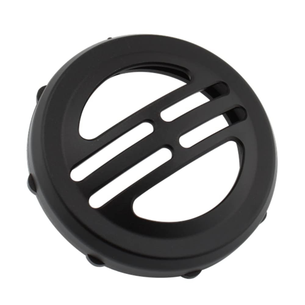 Cnsodo15 Motorbike Decorative Horn Cap Cover For Bobber Models Aluminium Black