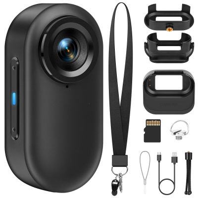 rgjzkgn 128GB Body Cameras with Audio and Video Recording: 1080P FHD Thumb Size Bodycam, Sports Action Body Camera, Wearable Pocket Camera Body Cam for Work, Travel, Fishing, Pet Walking, Outdoor