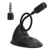 SUNGOOYUE Desktop Computer Microphone, Black ABS, 3.5mm Plug and Play, 360-Degree Adjustable Gooseneck, Gaming and Broadcasting, with Mute, 4.5ft Cable view 3