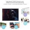 Veemoon Foldable Portable Projector Screen High Definition Polyester Projection Screen for Outdoor Movie Home Theater Camping Classroom Lightweight and Easy to Mount view 4