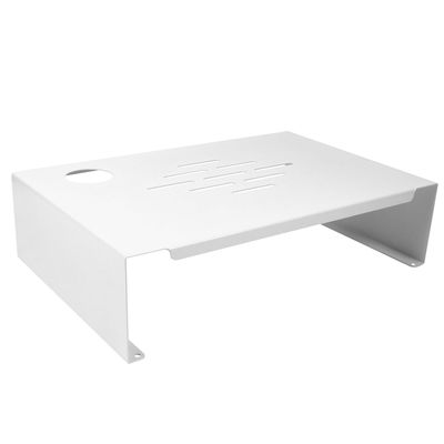 JEWEDECO Desktop Monitor Stand with Non-skid Feet Laptop Riser for Printer and Display Up to Ergonomic Height Boost for Home Office Desk Organization and Eye Comfort