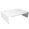 JEWEDECO Desktop Monitor Stand with Non-skid Feet Laptop Riser for Printer and Display Up to Ergonomic Height Boost for Home Office Desk Organization and Eye Comfort view 1
