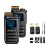 Global Unlimited Range POC Two Way Radios Rapid Walkie Talkie,Nationwide PTT Two Way Radios Long Distance for Security, Outdoor Adventures & Travel Teams,with SIM Cards, 2 Pack view 1