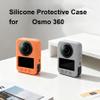 Portable Silicone Protective Case for DJI Osmo 360 Anti Impact Non Slip Shockproof Protective Cover, Sport Camera Osmo360 Soft Shell with Lens Cap (Orange) view 2