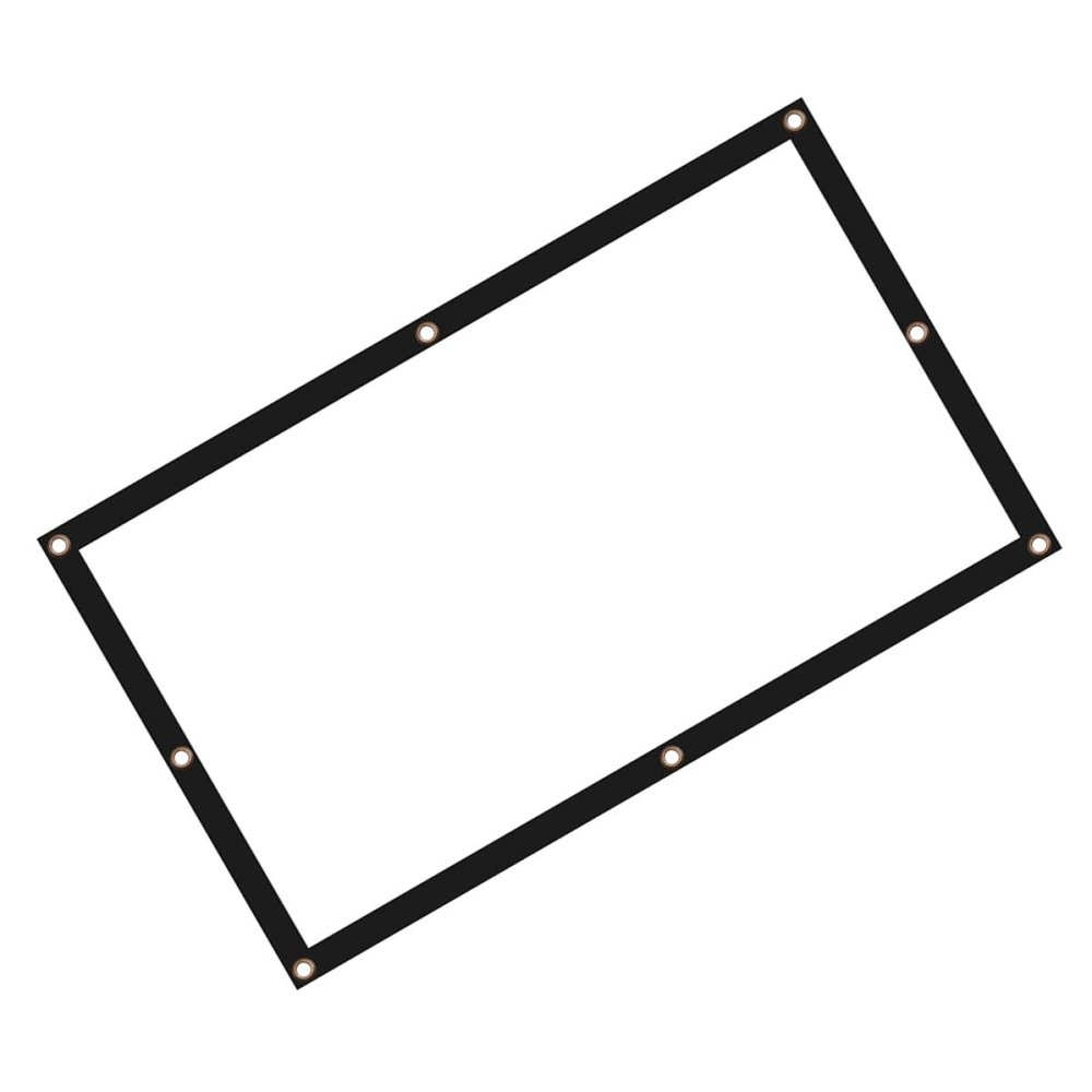 Veemoon Foldable Portable Projector Screen Anti-Crease Polyester Projection Curtain for Outdoor Camping Classroom Home Theater Easy Setup Movie Display