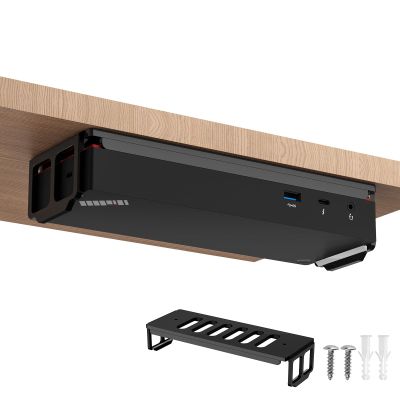 CaSZLUTION Acrylic Mount Compatible with Lenovo ThinkPad Universal Thunderbolt 4 Dock, Under Desk and Wall Mount Holder for ThinkPad Thunderbolt 3 Dock Gen 2 Docking Station (Bracket Only)